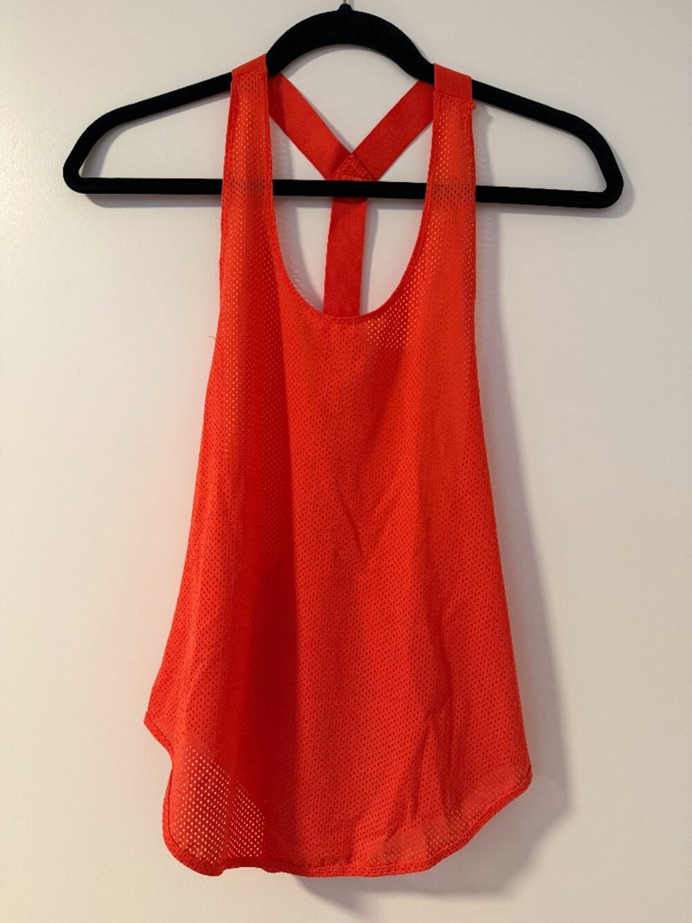 FP Movement Orange Mesh Pinnie Tank
